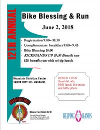 Bike Blessing & Benefit Run