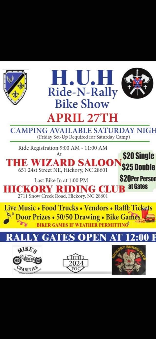 H.U.H Ride-N-Rally