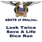 Look Twice Save A Life Motorcycle Dice Run