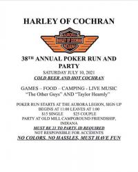 HOC 38th Annual Poker Run n Party