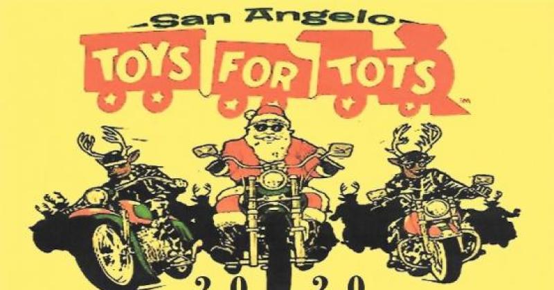 San Angelo Toys for Tots 2020 Motorcycle Reindeer Run