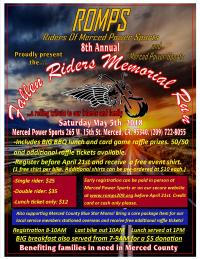 8th Annual Fallen Riders Memorial Run