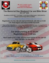 MFC Foothills and VFW Post 5376 Ride and car/motorcycle show
