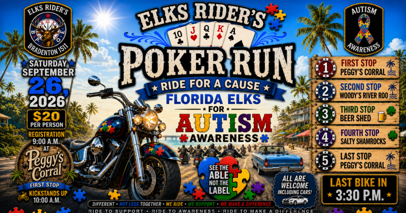 POKER RUN FOR AUTISM