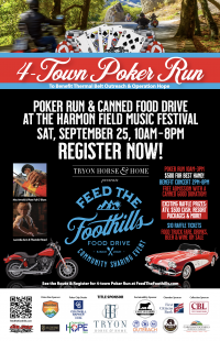 Feed the Foothills 4 Town Poker Run