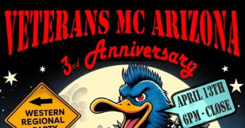 Veterans MC Arizona 3rd Anny and Western Regional Party
