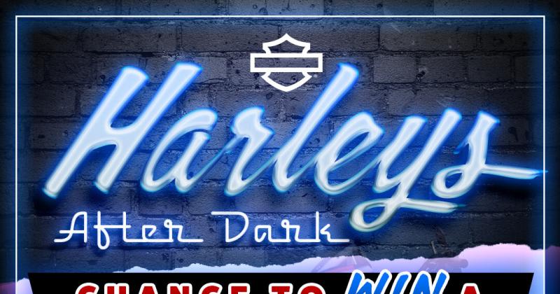 Harleys After Dark