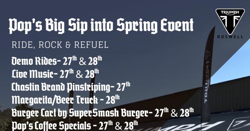 Pop's Big Sip Into Spring