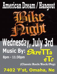 SkreTTa eTc at American Dream/Hangout's Bike Night