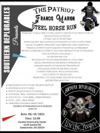 The Patriot Francis Marion Steel Horse Run
