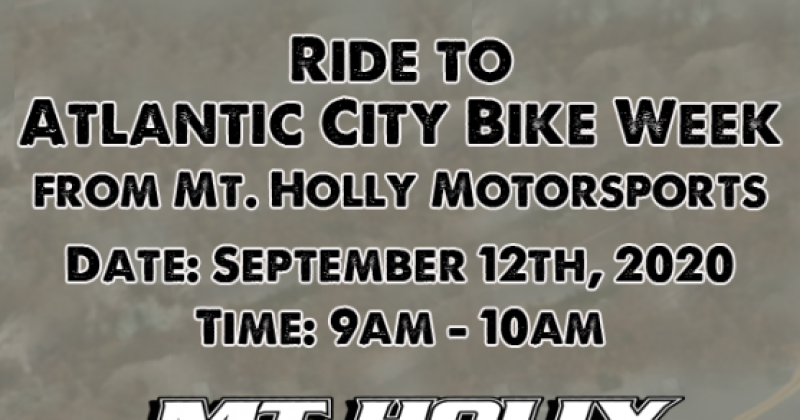 Ride to Atlantic City Bike Week from Mt. Holly Motorsports