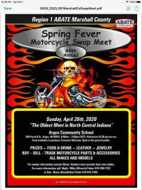Marshall County ABATE 44th Annual Spring Fever Swap Meet