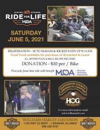 Hunterdon County Lebanon NJ HOG Chapter Charity Ride 