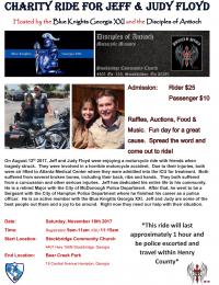 Charity Ride for Jeff and Judy Floyd