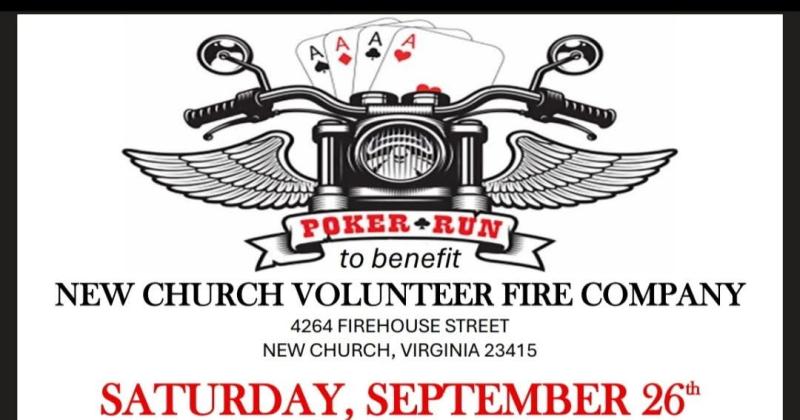Motorcycle Poker Run for New Church VFD
