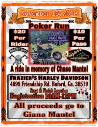 Poker Run in Memory of Chase Mantel