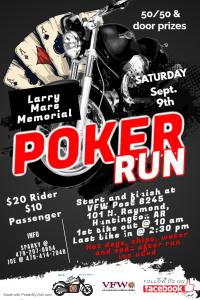 Larry Mars Memorial Poker Run 