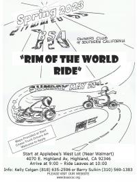 BSA Club's Rim of the World Ride