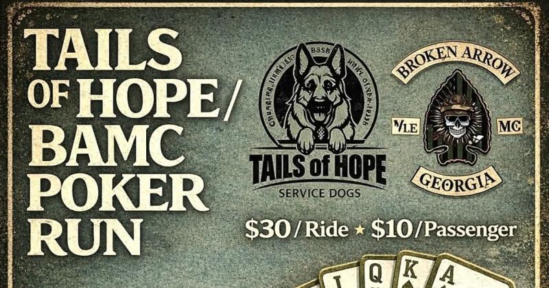 Tails of Hope BAMC Poker Run