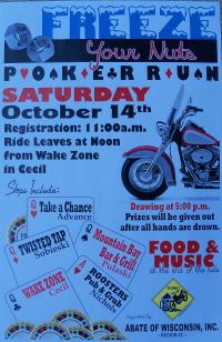 19th Annual Freeze Your Nuts Poker Run
