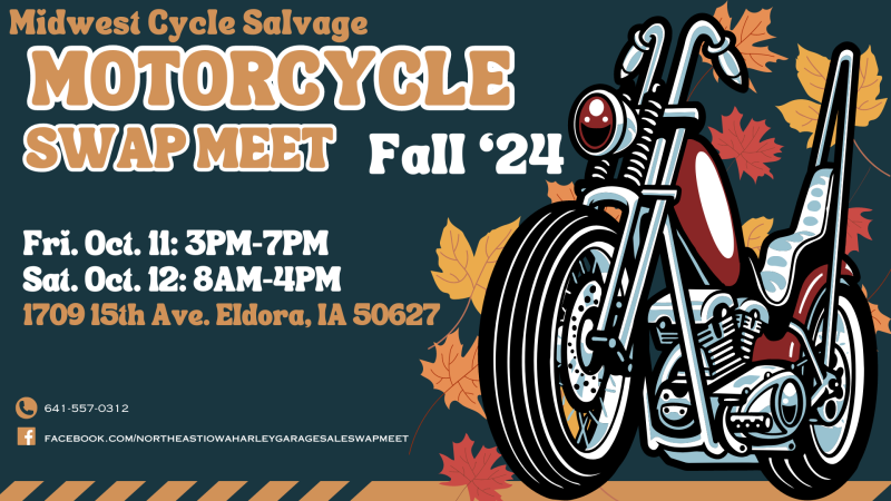 Midwest Cycle Salvage Motorcycle Swap Meet Fall 2024 CycleFish