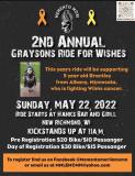 2nd Annual Graysons Ride For Wishes 2022