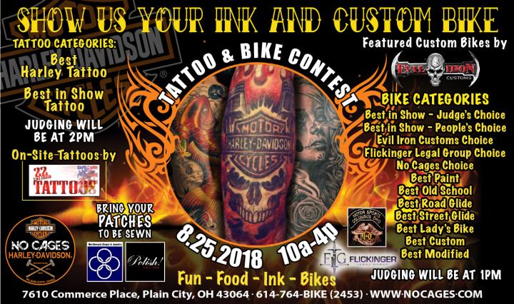 Tattoo & Custom Bike Contest - CycleFish