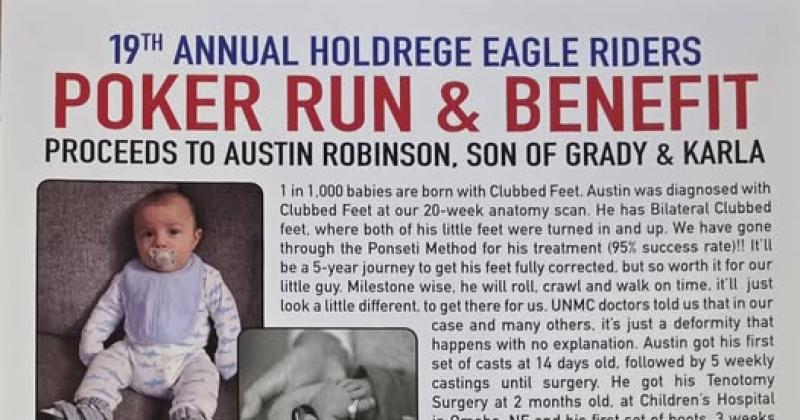 19th ANNUAL HOLDREDGE EAGLE RIDERS POKER RUN & BENEFIT