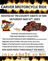 Tri-County ABATE of MN Carver Motorcycle Ride