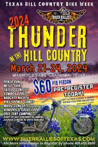 All Octane Camping at Thunder in the Hill Country