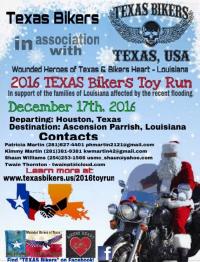 TEXAS Bikers Toy Run - 2016