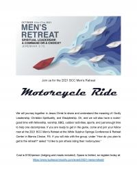 BCC Men's Retreat 2021 Motorcycle Ride