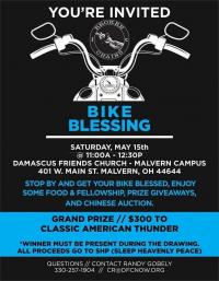 Bike Blessing Benefiting Sleep Heavenly Peace