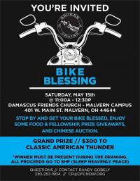 Bike Blessing Benefiting Sleep Heavenly Peace