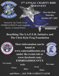 2nd Annual EMSROADDOCS Charity Ride and Event
