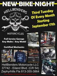 Hellbenders Motorcycles Bike Night