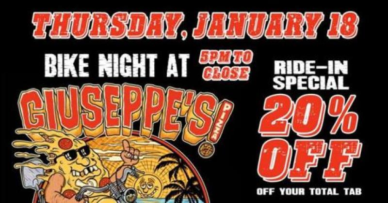 Giuseppie's Steel City Pizza Bike Night