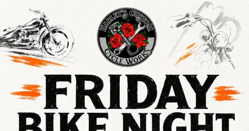 Harley's Custom Cycle Works Bike Night