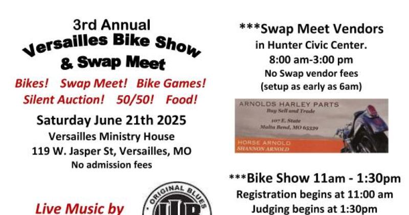 3rd Annual Versailles Bike Show & Swap Meet