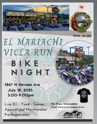 El Mariachi Vicla Bike Night