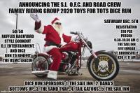 SI OFC and Road Crew Family Riding Group 2020 Toys for Tots Dice Run
