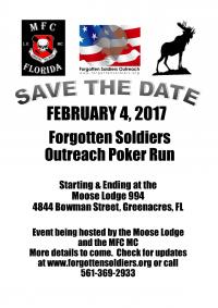 4th Annual Forgotten Soldiers Outreach Poker Run