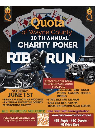 Charity Poker Rib Run