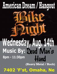 Dead Man's Hand at the Hangout's Bike Night