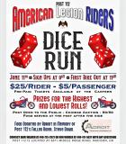 American Legion Riders Dice Run