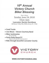 Victory Church Biker Blessing