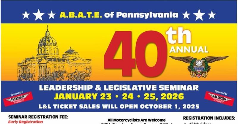 ABATE of PA Leadership & Legislative Seminar