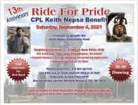 13th Annual Ride For Pride CPL Keith Nepsa Memorial Poker Run