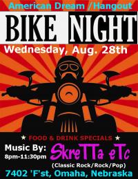 SkreTTa eTc at the Hangout's Bike Night