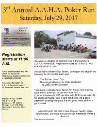 3rd Annual A.A.H.A. Poker Run